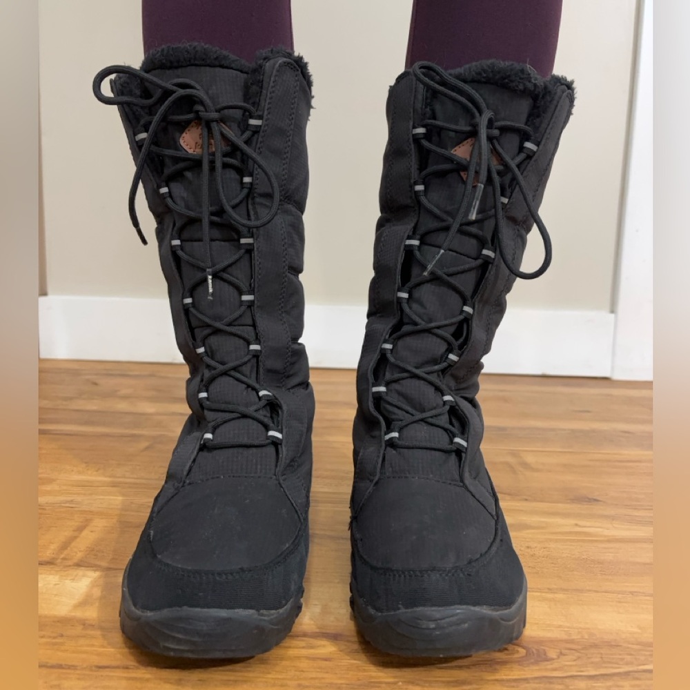 KAMIK Seattle3 Black Tall Lace-Up Winter Boot - Picture 2 of 8